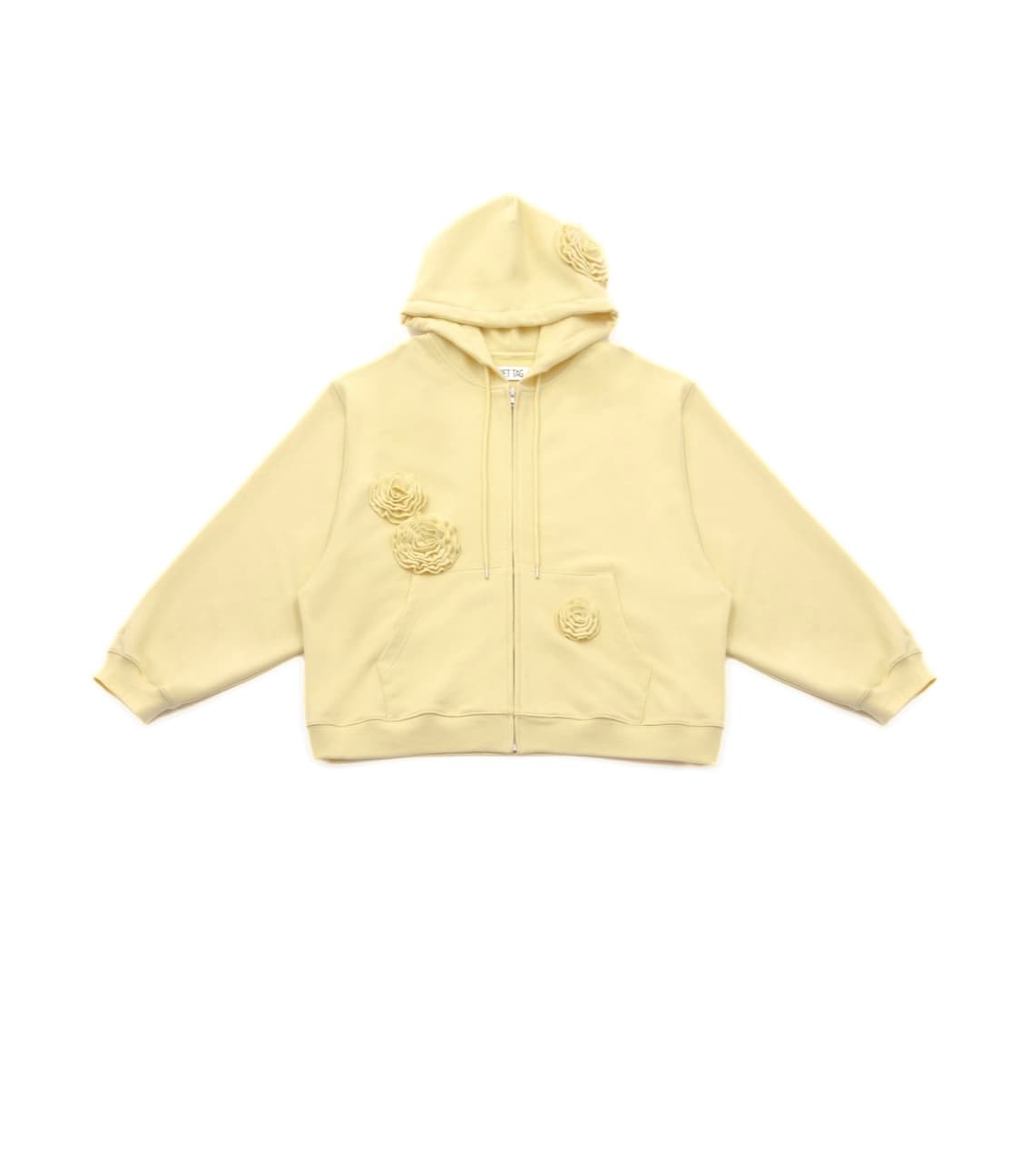 웻태그 플라워 패치 후드집업  상품이미지2