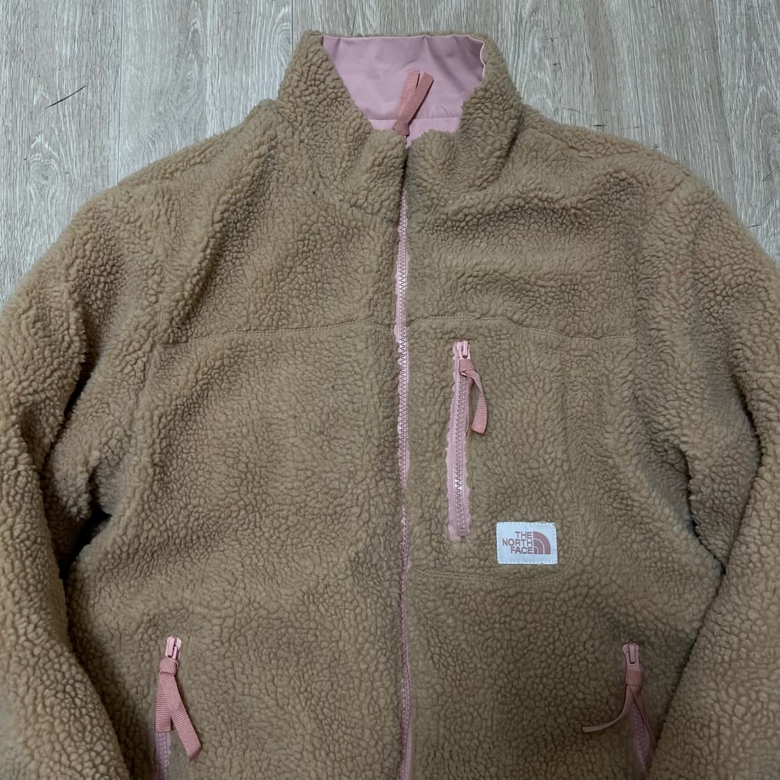 노스페이스 비베러 리버시블 후리스 패딩 S/90  상품이미지5