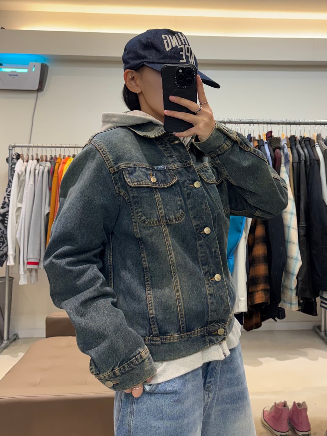 디젤 스티치 크롭 데님자켓 상품이미지8