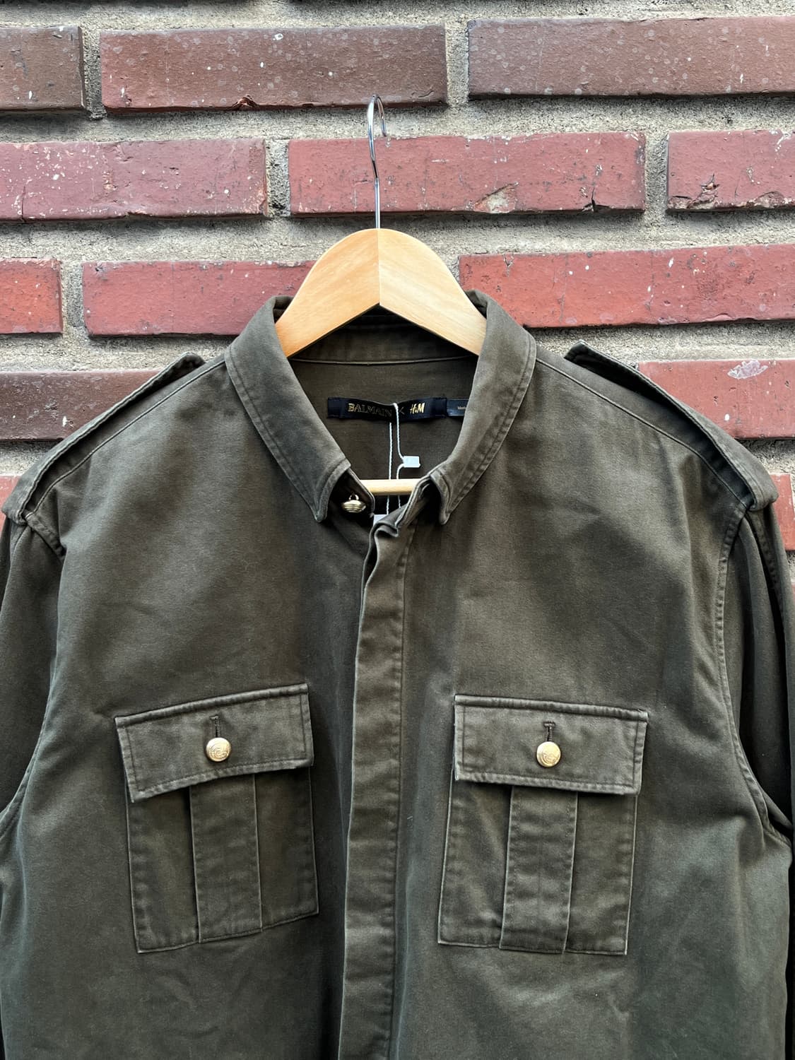 발망 x h&m 밀리터리 셔츠 상품이미지2