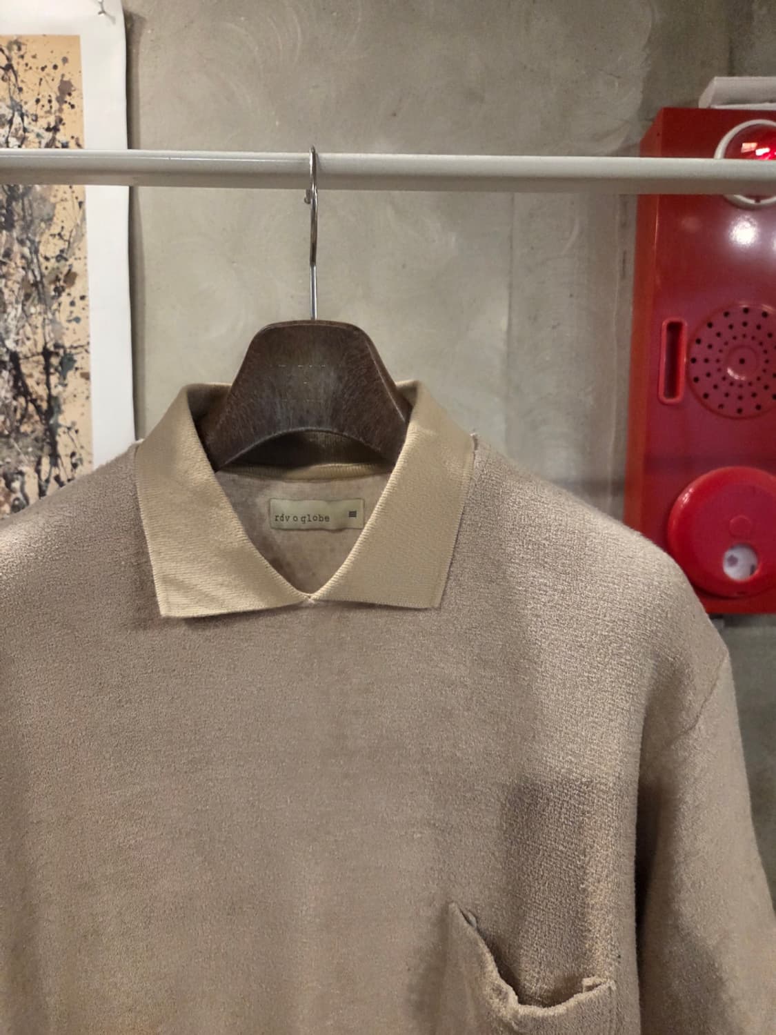 rdv o globe 테리코튼 티셔츠 상품이미지8