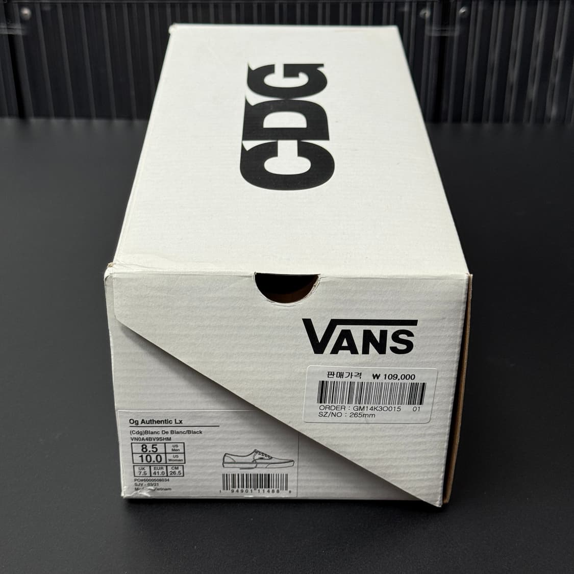 반스 볼트 X CDG 어센틱 상품이미지10