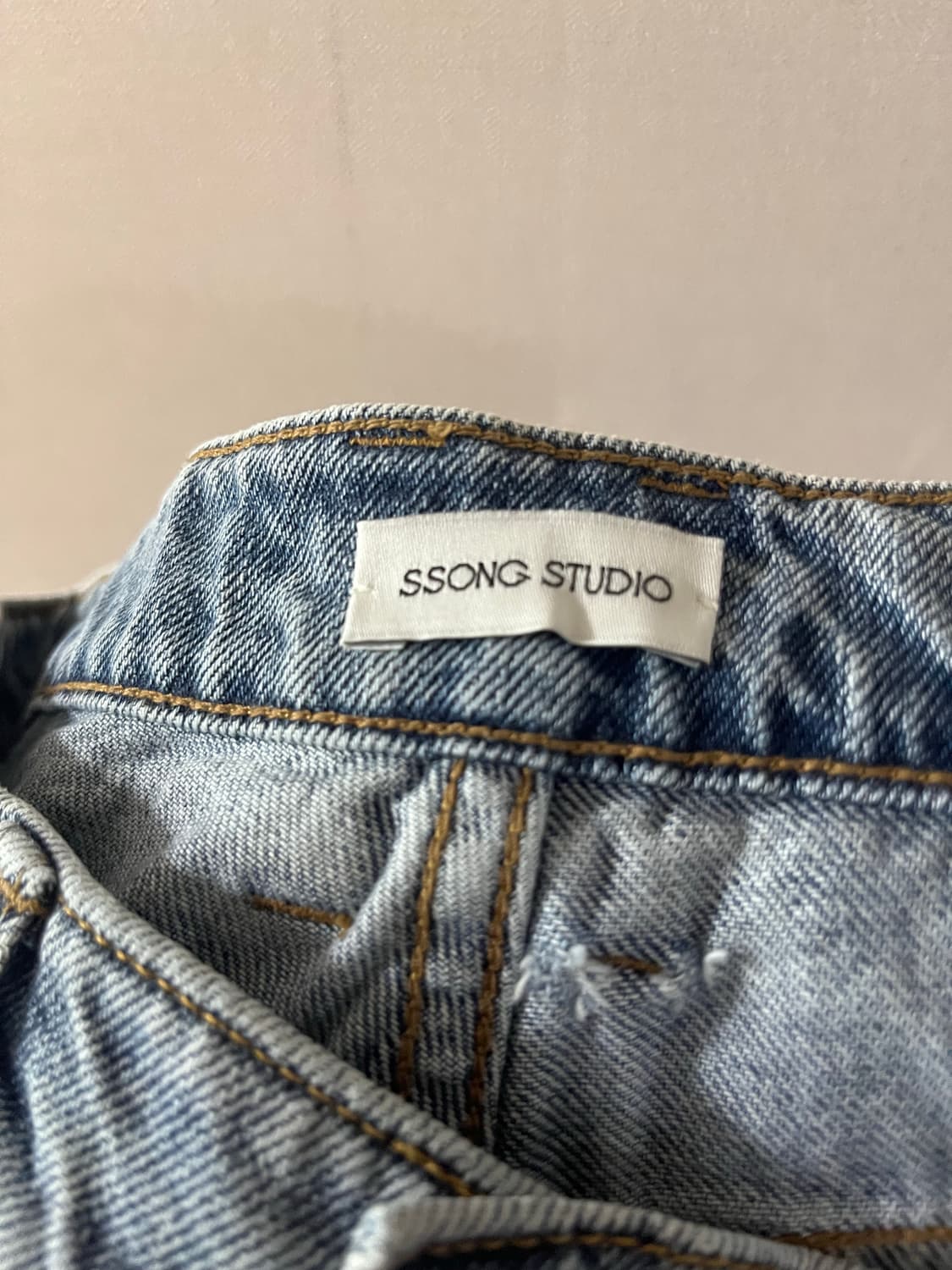 쏭스튜디오 세미부츠컷데님(1size) 상품이미지8