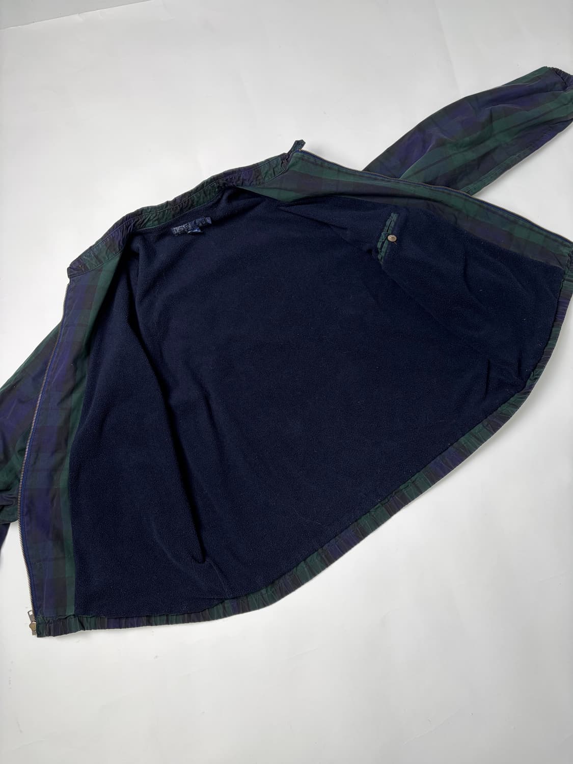 90s Polo Sport Plaid Jacket (green/blue) 상품이미지5