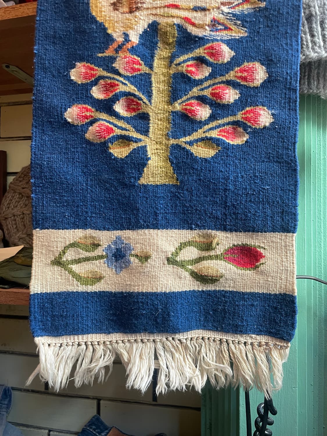 Vintage Hand Woven Wool Rug 상품이미지4