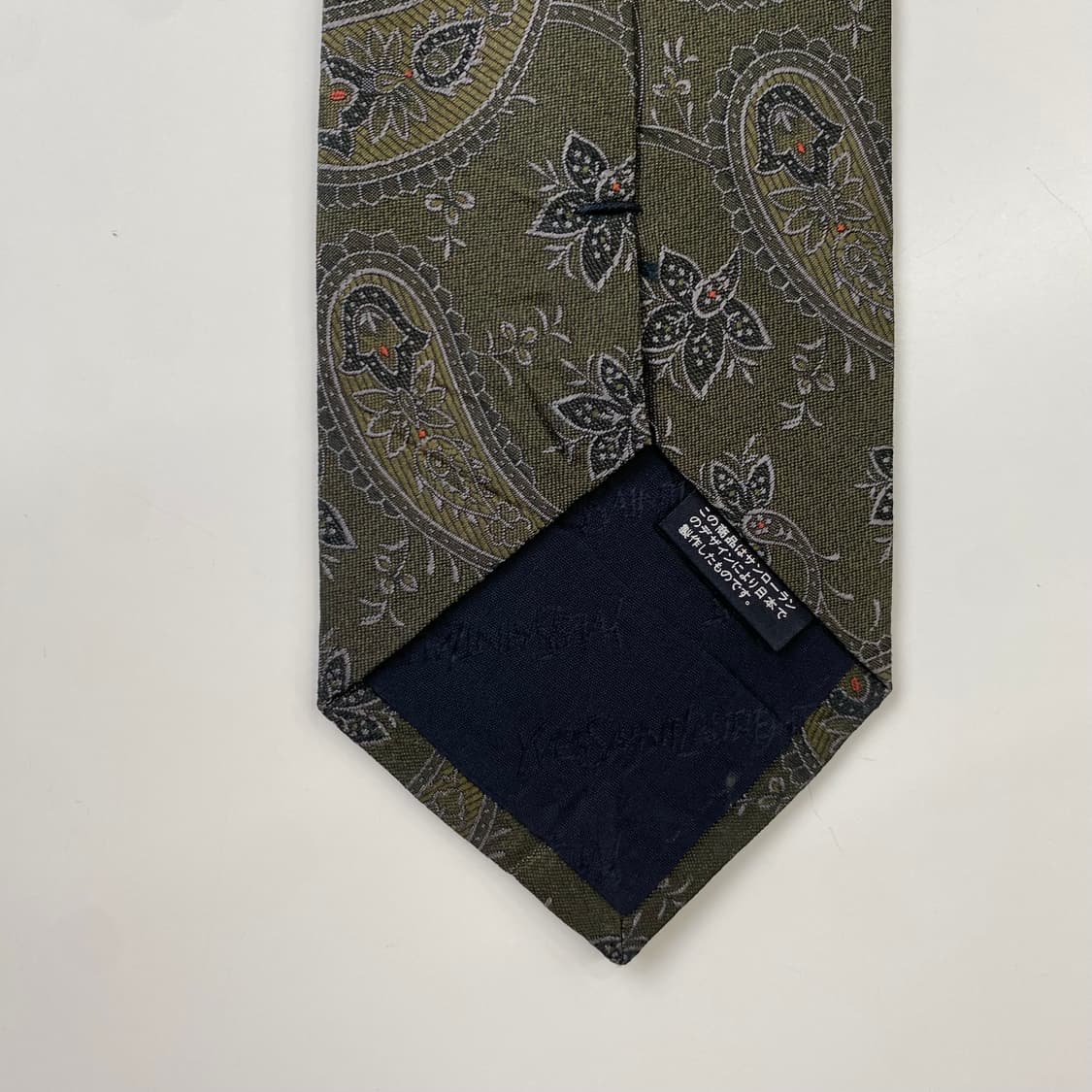 입생로랑(YSL) 페이즐리 명품 정품 넥타이8.3cm 상품이미지6