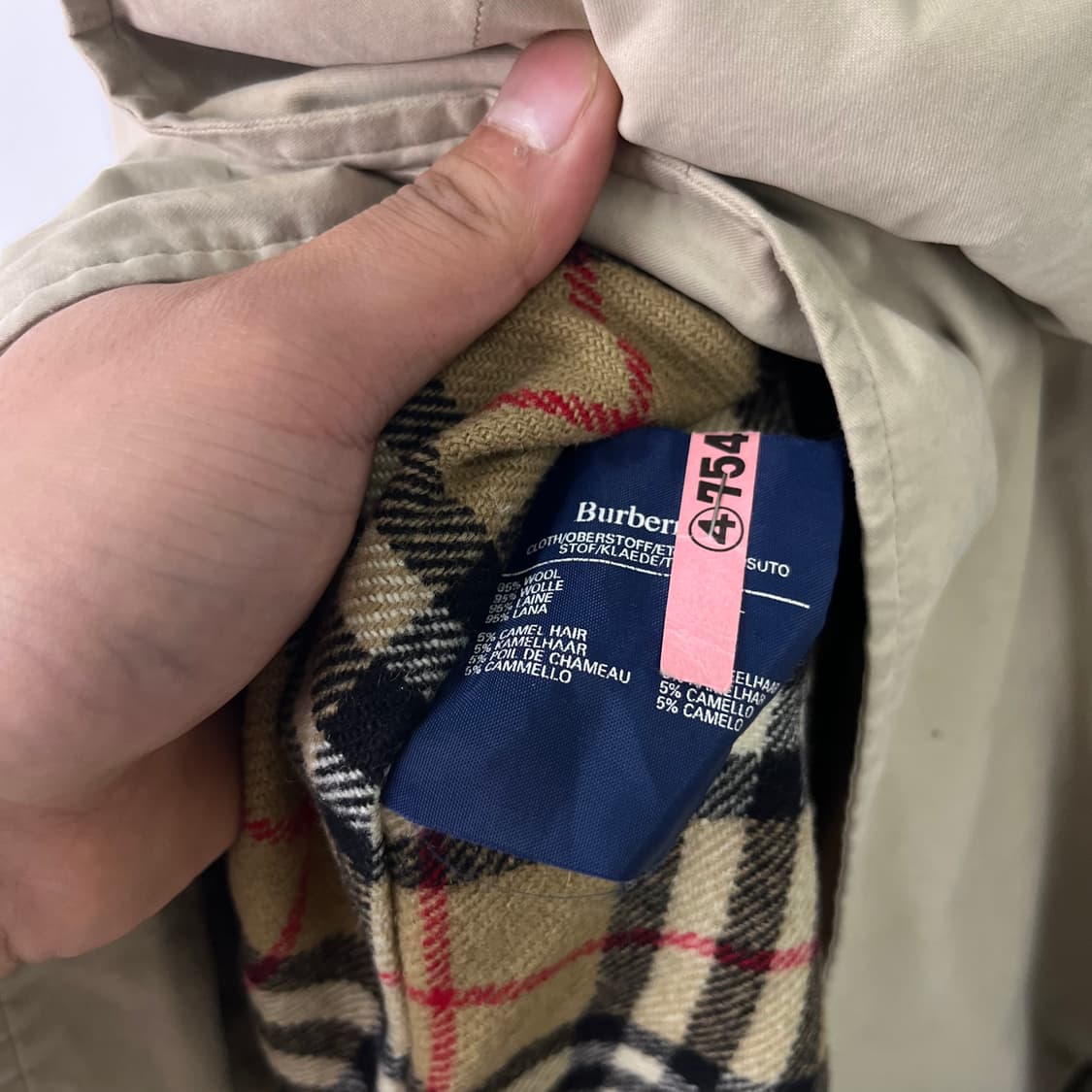 100 버버리 더블 트렌치 코트 상품이미지10