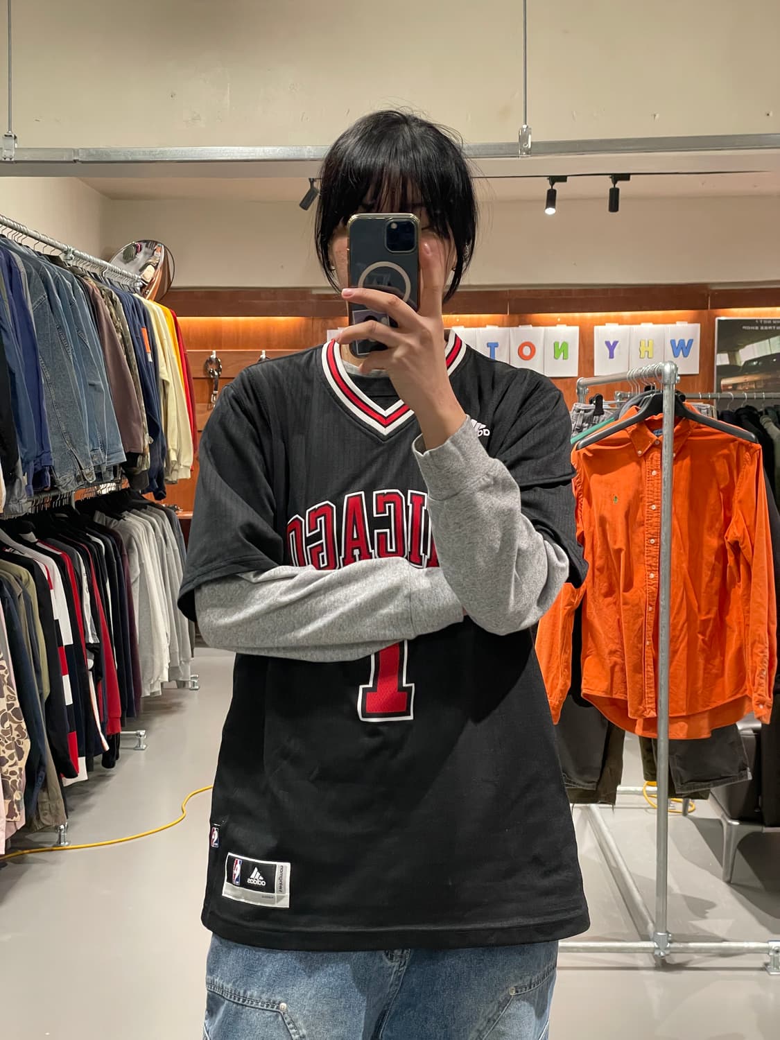 아디다스 X NBA 시카고 불스 반팔 져지 상품이미지3