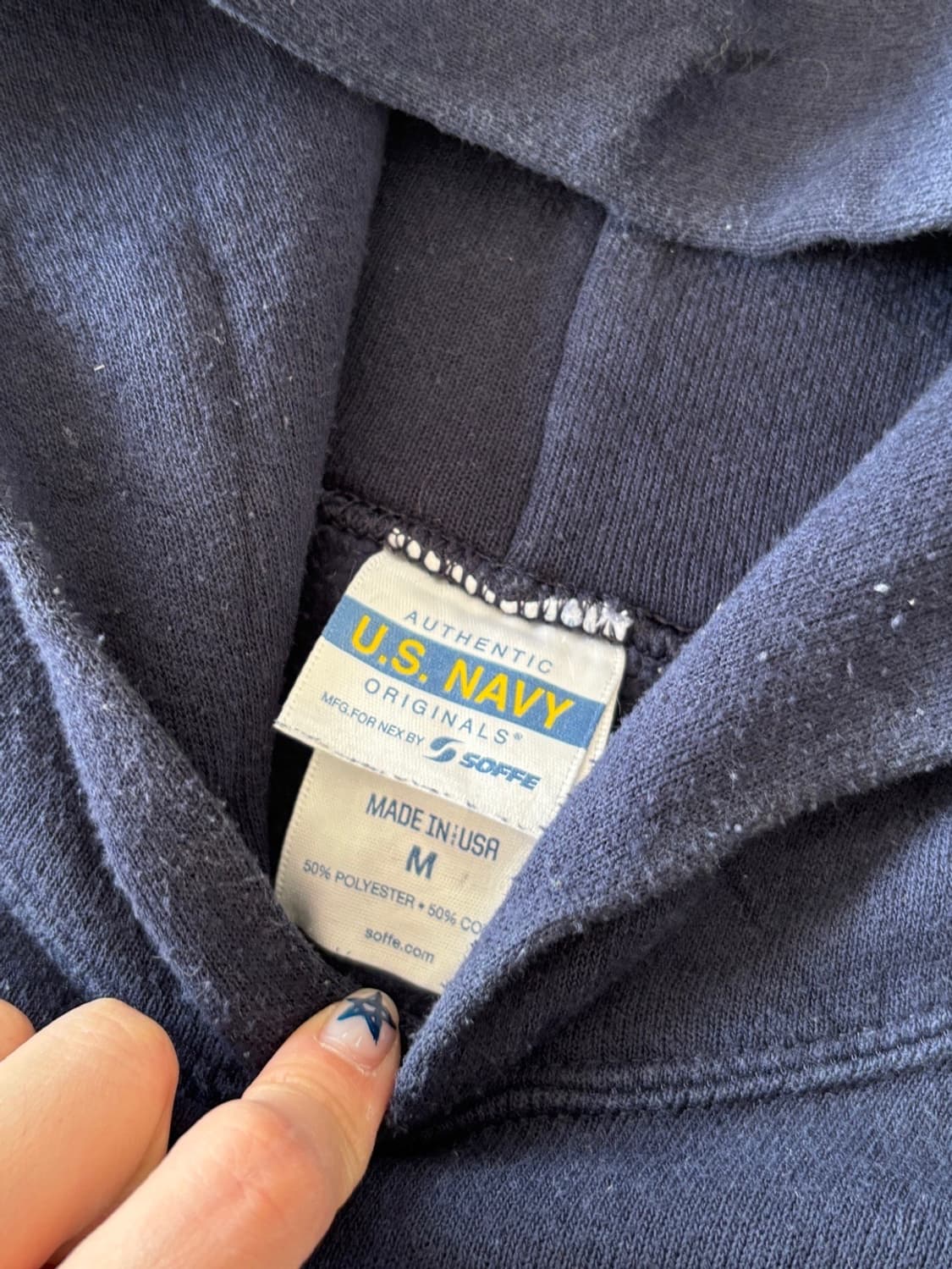 밀리터리 US NAVY 후드티 네이비 상품이미지7