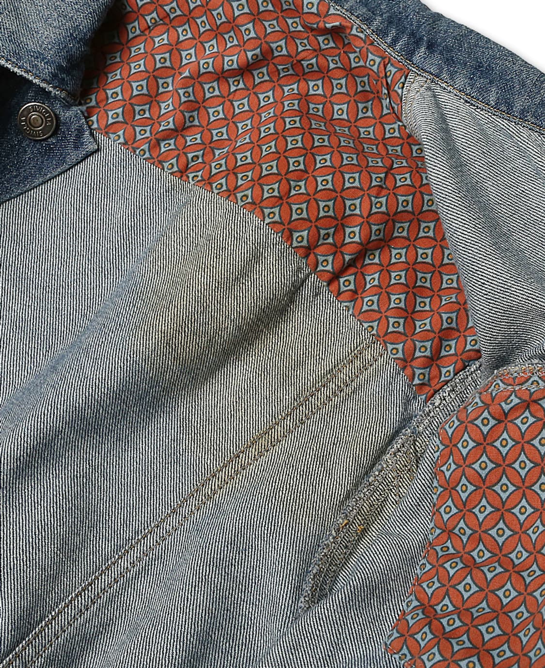 시빌리아 [Siviglia] 미드 블루 빈티지 클래식 데님 트러커 자켓 상품이미지7