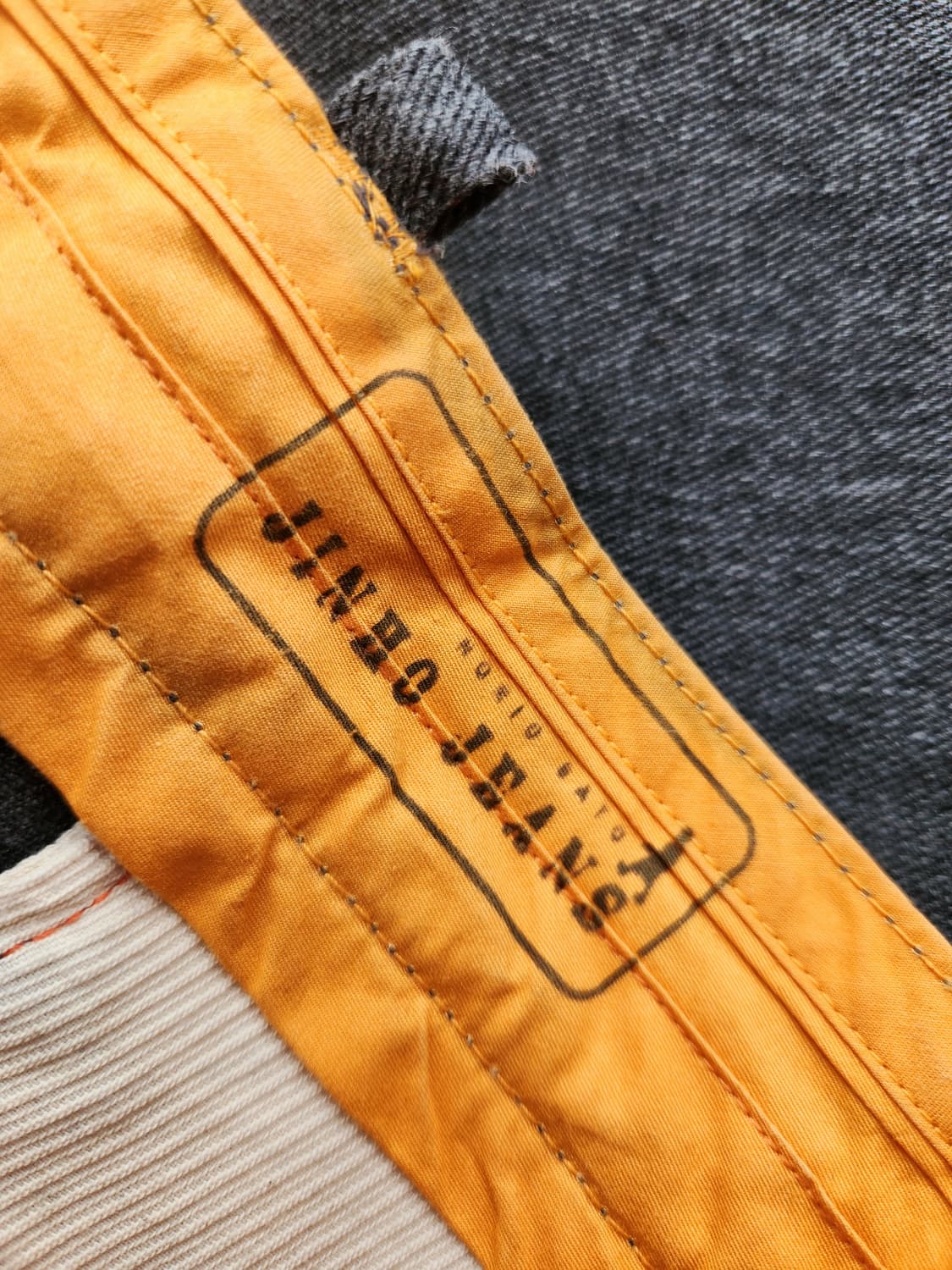 진호진스 테이퍼드 핏 그레이 데님 팬츠 상품이미지9