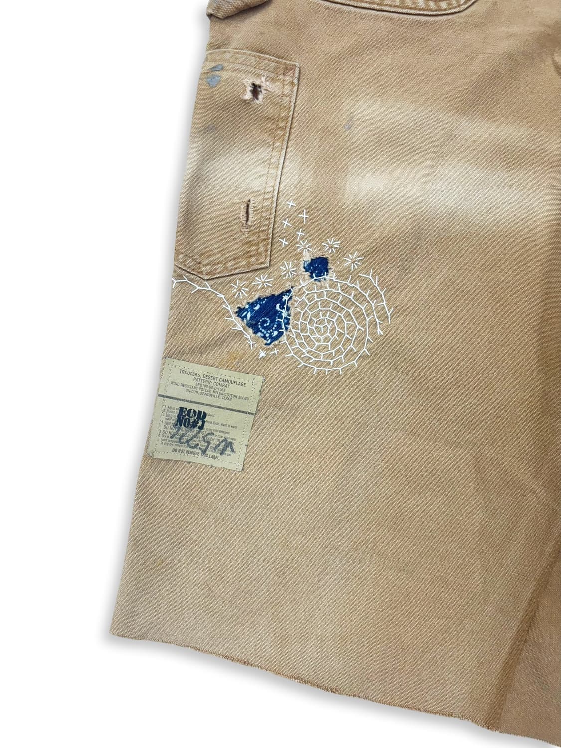 Carhartt Boro Sashiko Distressed Shorts 상품이미지7