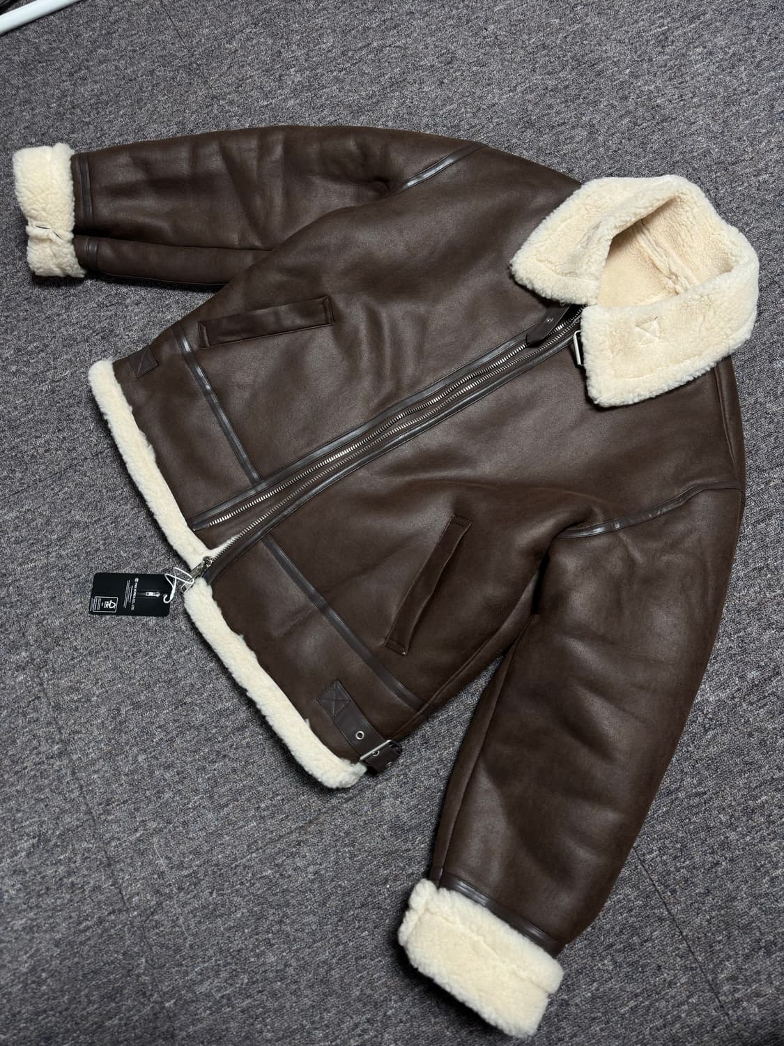 스웨이드 무스탕 상품이미지1