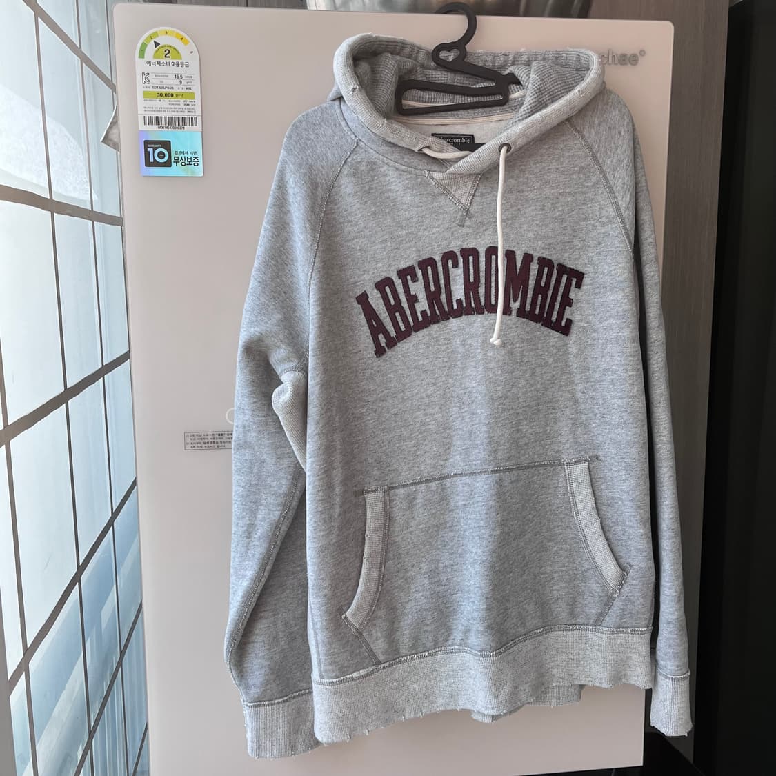 아베크롬비 후디 유니버시티 로고 XL 상품이미지2