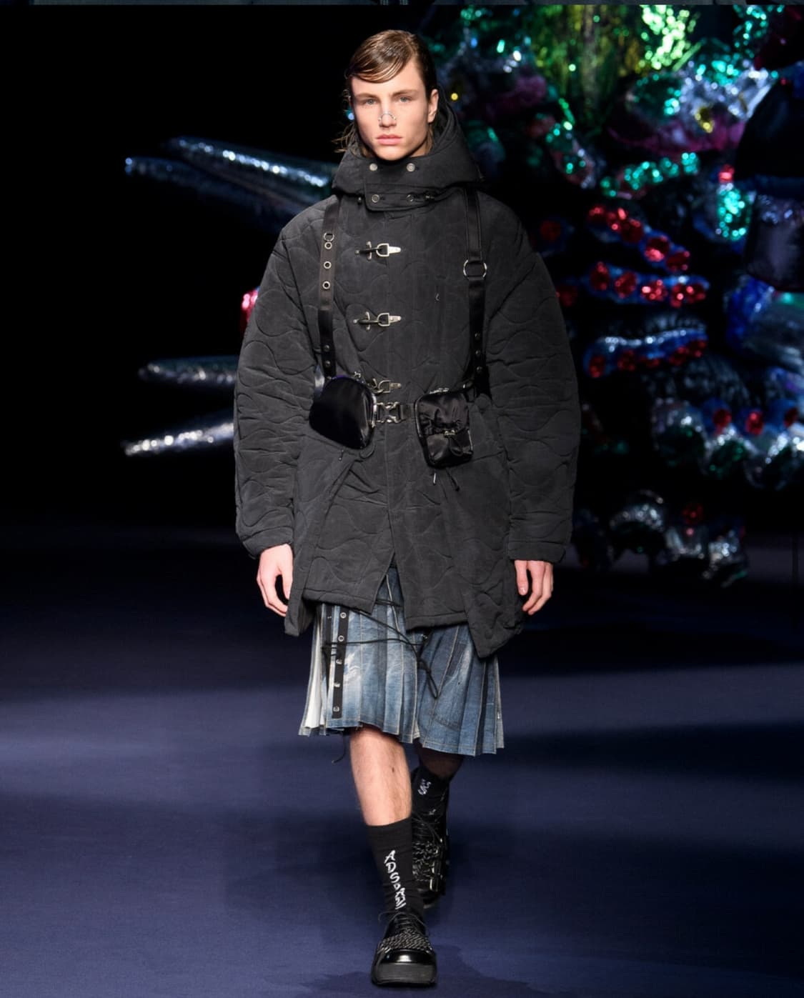 앤더슨벨 피쉬테일 파카 패딩 S 상품이미지4