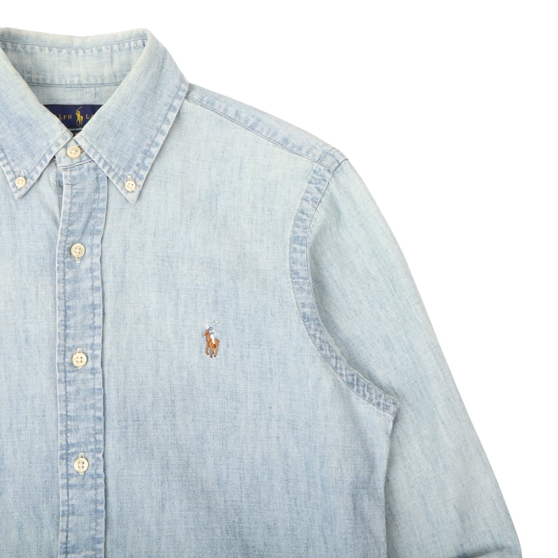 폴로 랄프로렌 데님 샴브레이 멀티포니 셔츠 상품이미지3