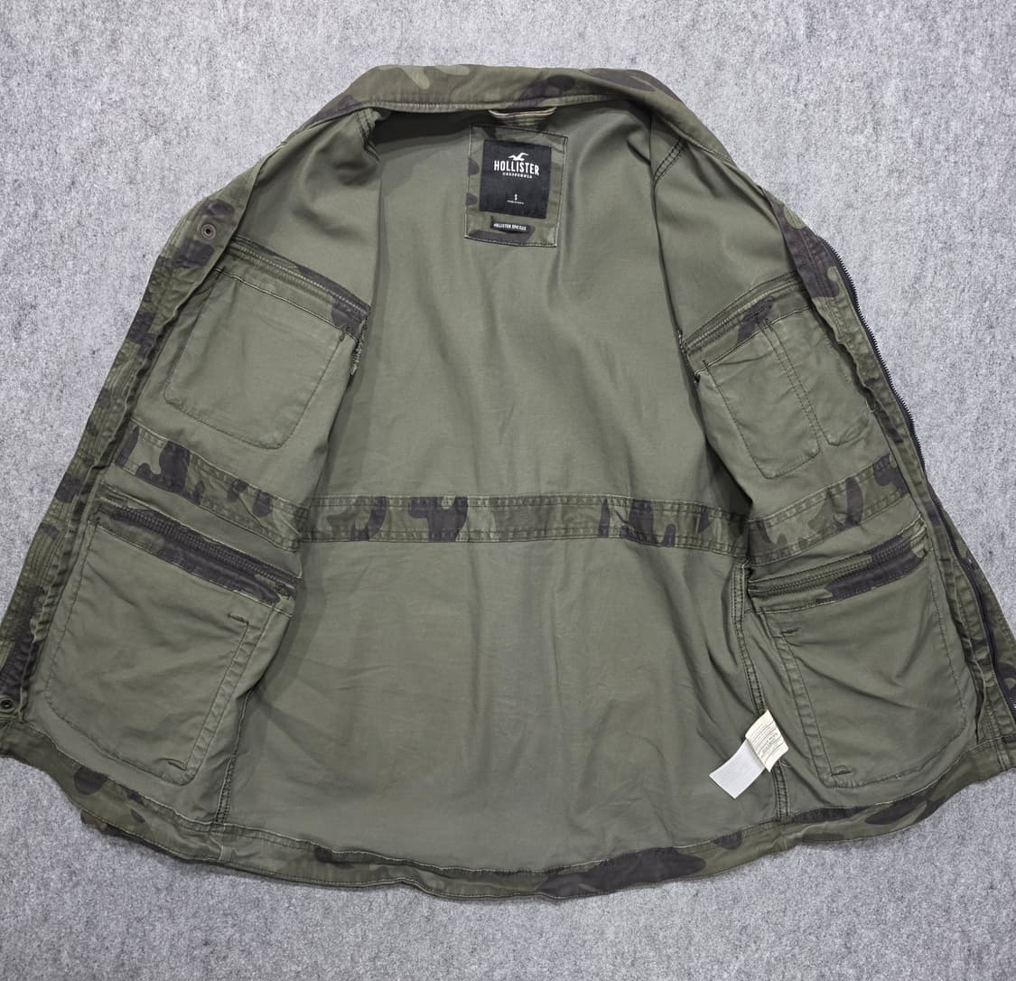 홀리스터 빈티지 카모플라쥬 밀리터리 필드 자켓 S 상품이미지3