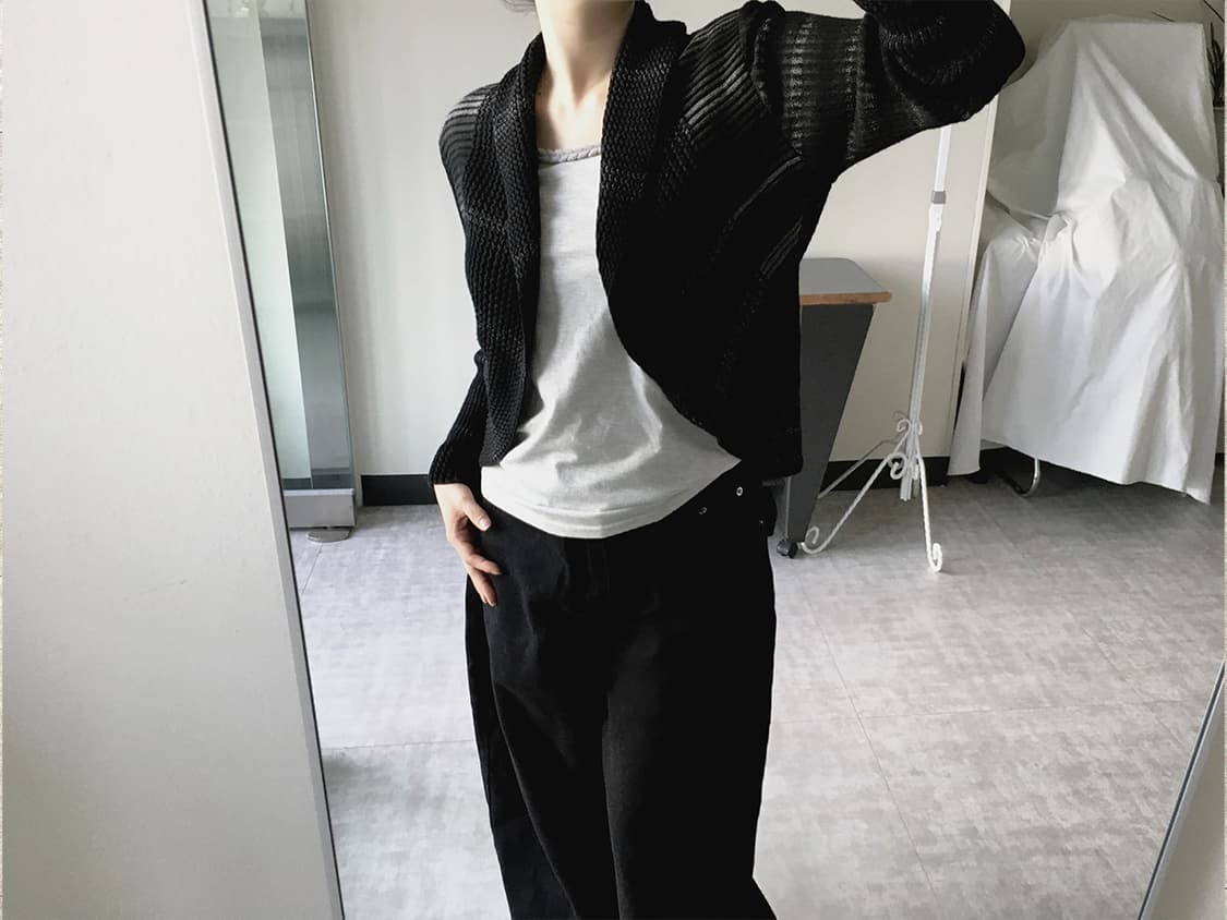 open knit cardigan 상품이미지2