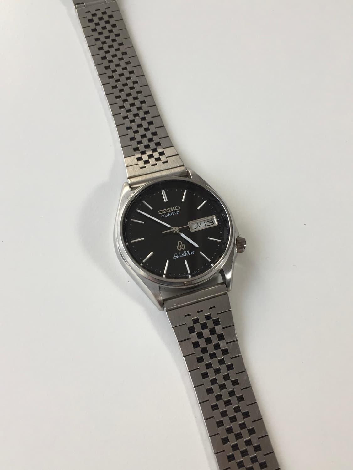 80s seiko silver wave black dial (ver.2) 상품이미지9