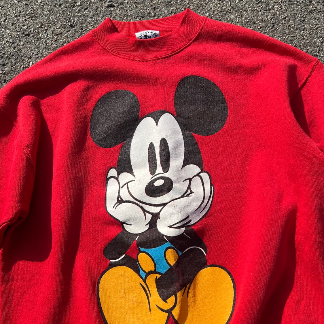 90‘s USA 미키마우스 스웻셔츠 상품이미지2