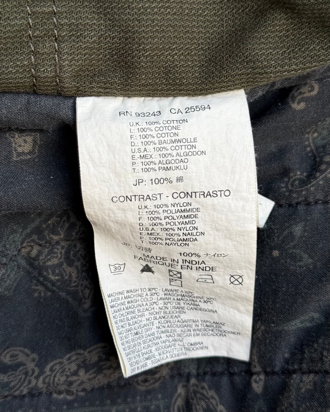 DIESEL military field jacket 상품이미지10