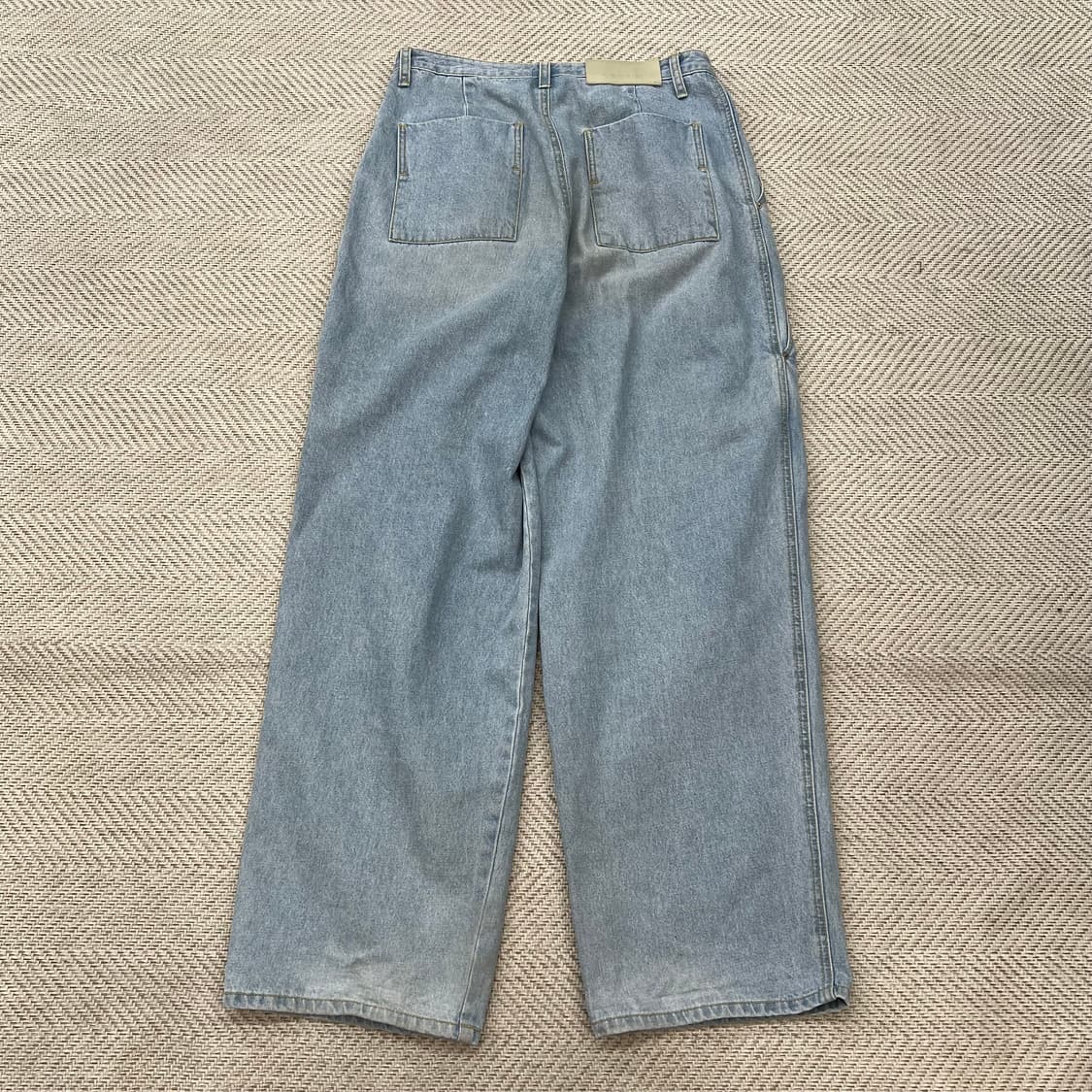 세터 핀턱 워싱 데님팬츠  r2972 상품이미지2