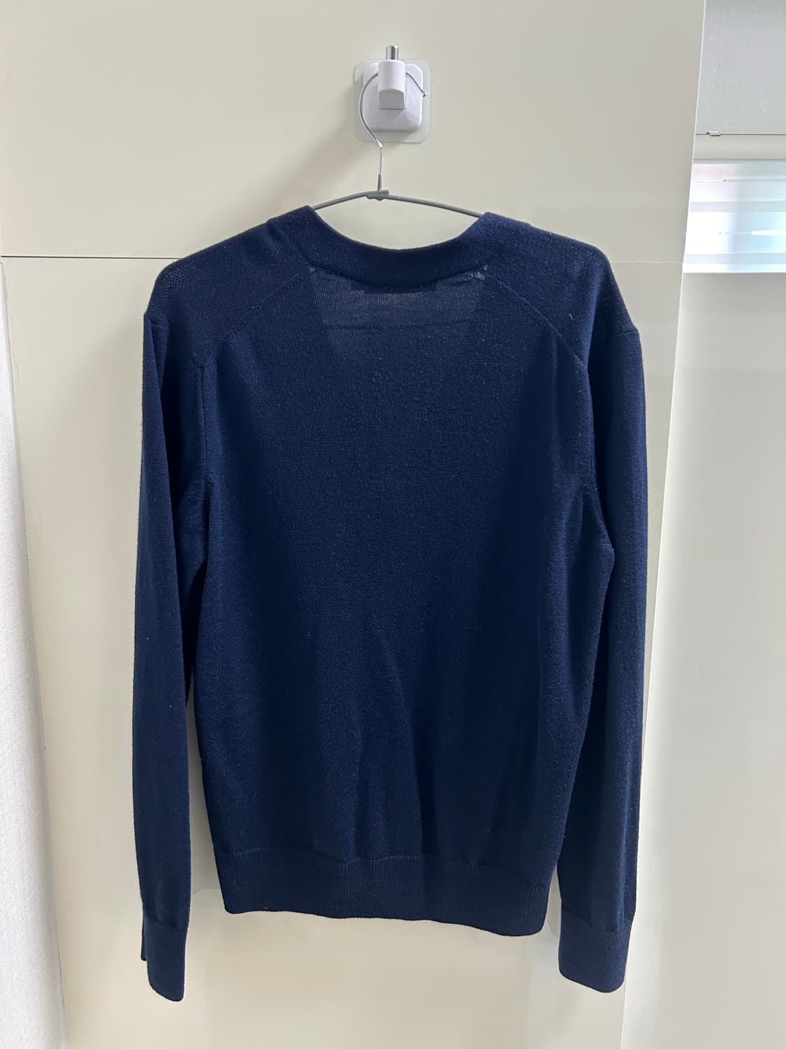 Maisonkitsune 메종키츠네 네이비 트리컬러 폭스 패치 울 니트 상품이미지3