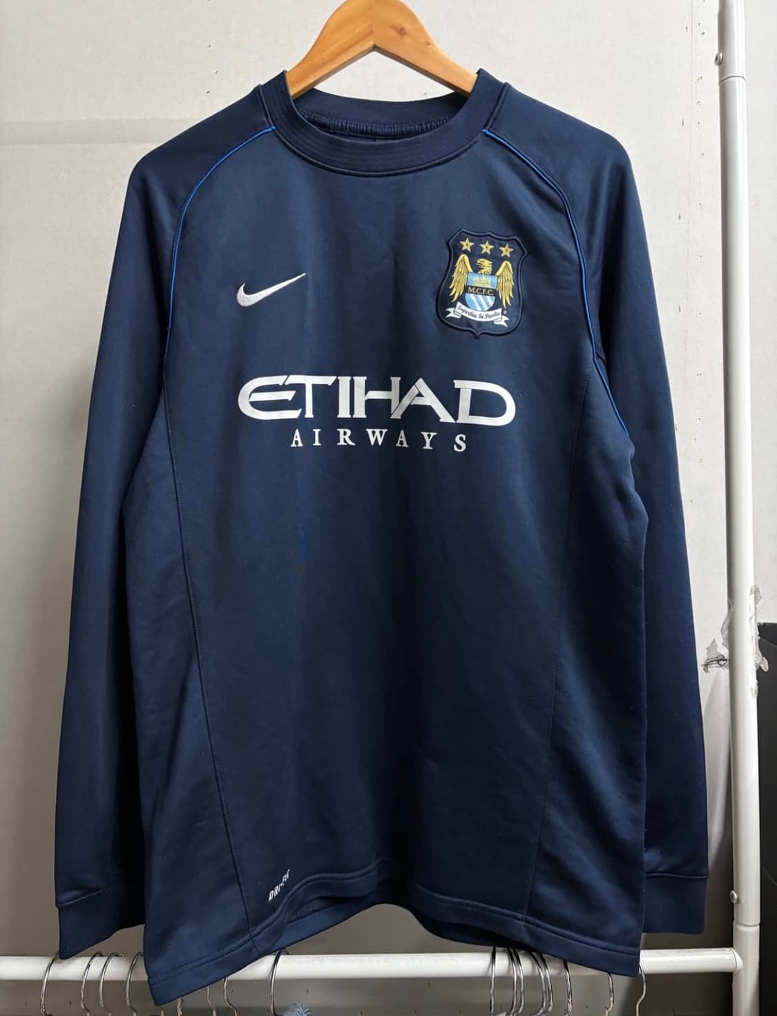 (해외 L) 13 14 나이키 맨체스터 시티 트레이닝 써멀 탑 롱슬리브 상품이미지1