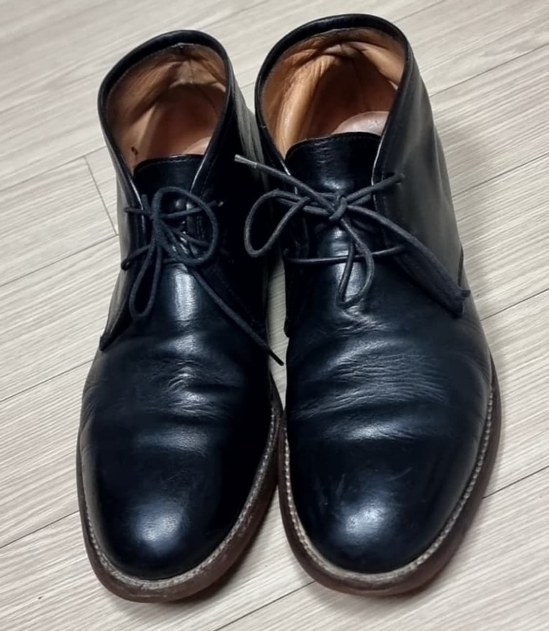 폴로 랄프로렌 블랙 가죽 남성 추카부츠(10d) 상품이미지8