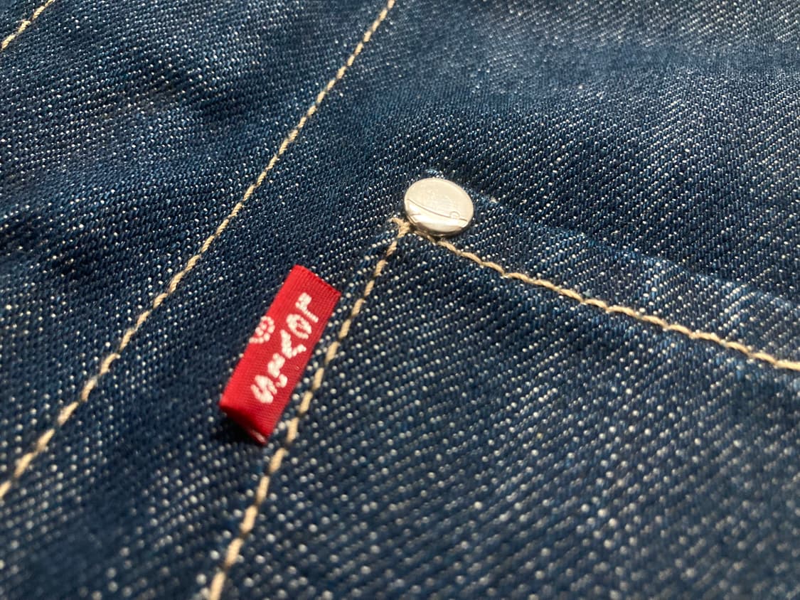 (거의 새것)00s 리바이스 엔지니어드진 데님 자켓 100-105 XL 상품이미지7