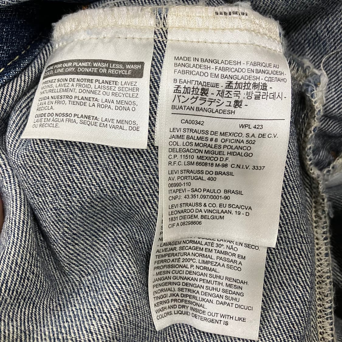 245 리바이스 데님 청자켓 상품이미지4