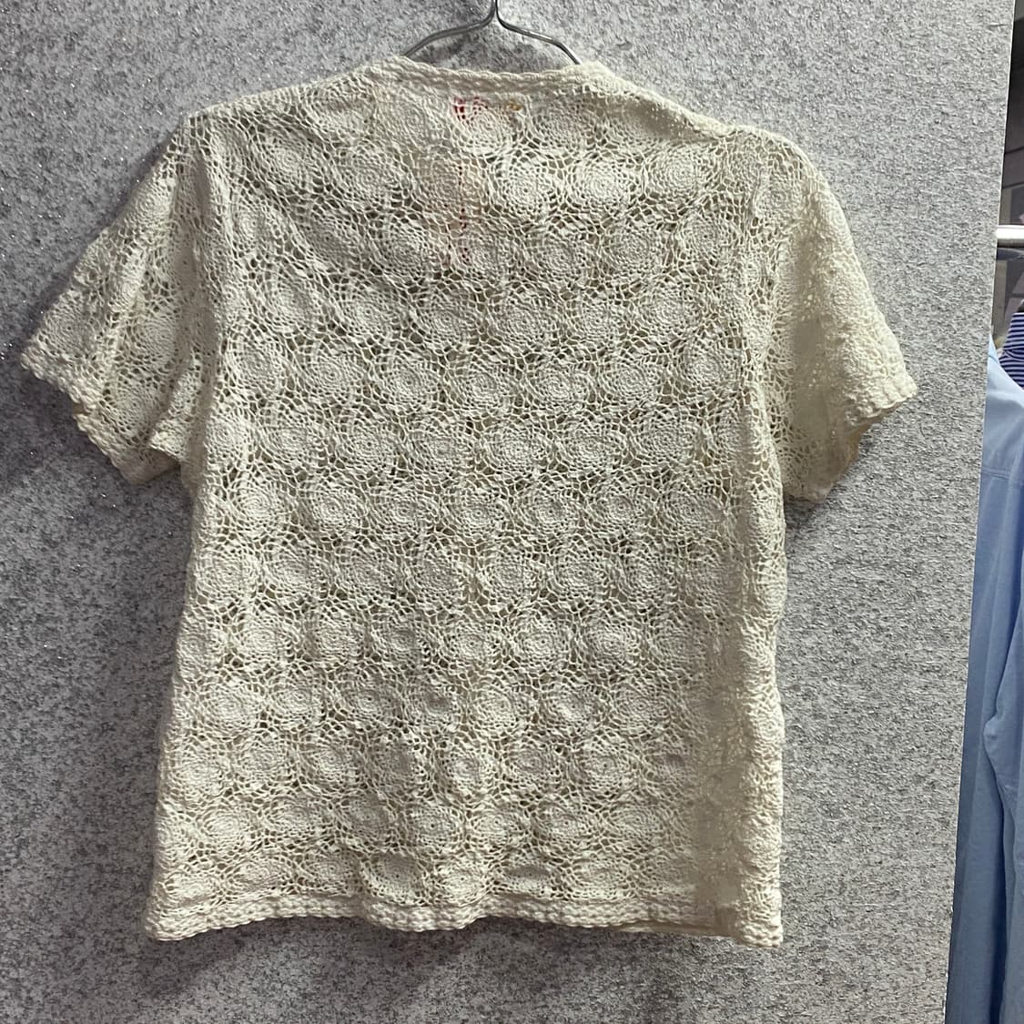 빈티지 코튼 핸드메이드 니팅 가디건B3791 상품이미지4