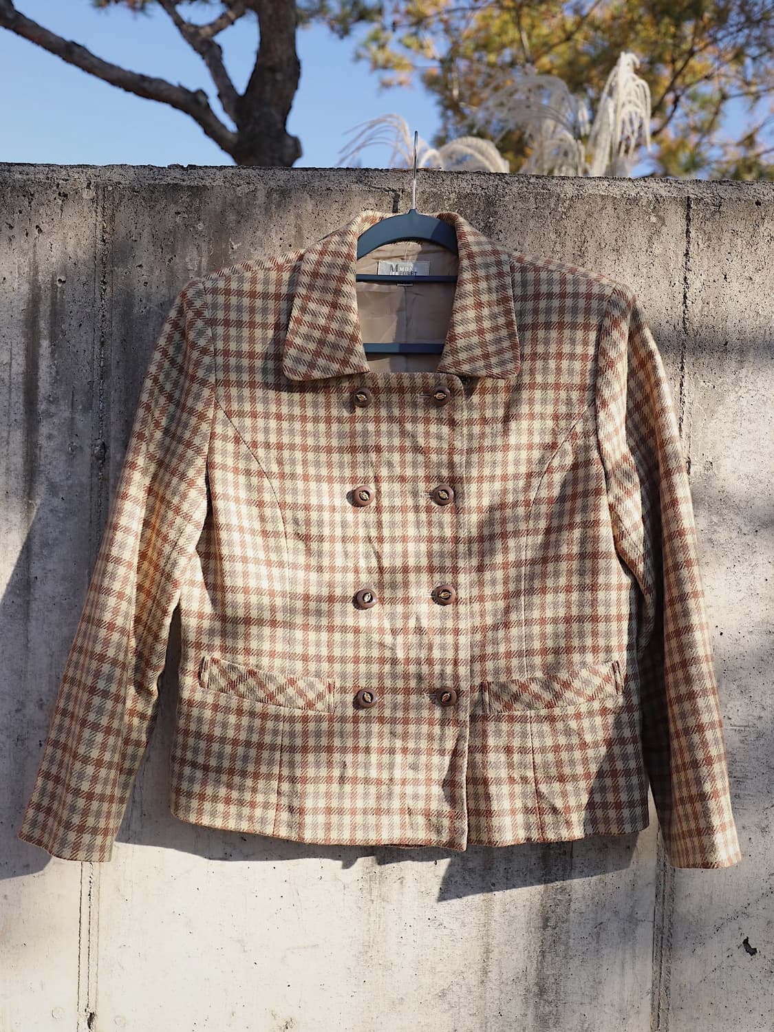 [VINTAGE] 코지 체크 자켓 상품이미지1