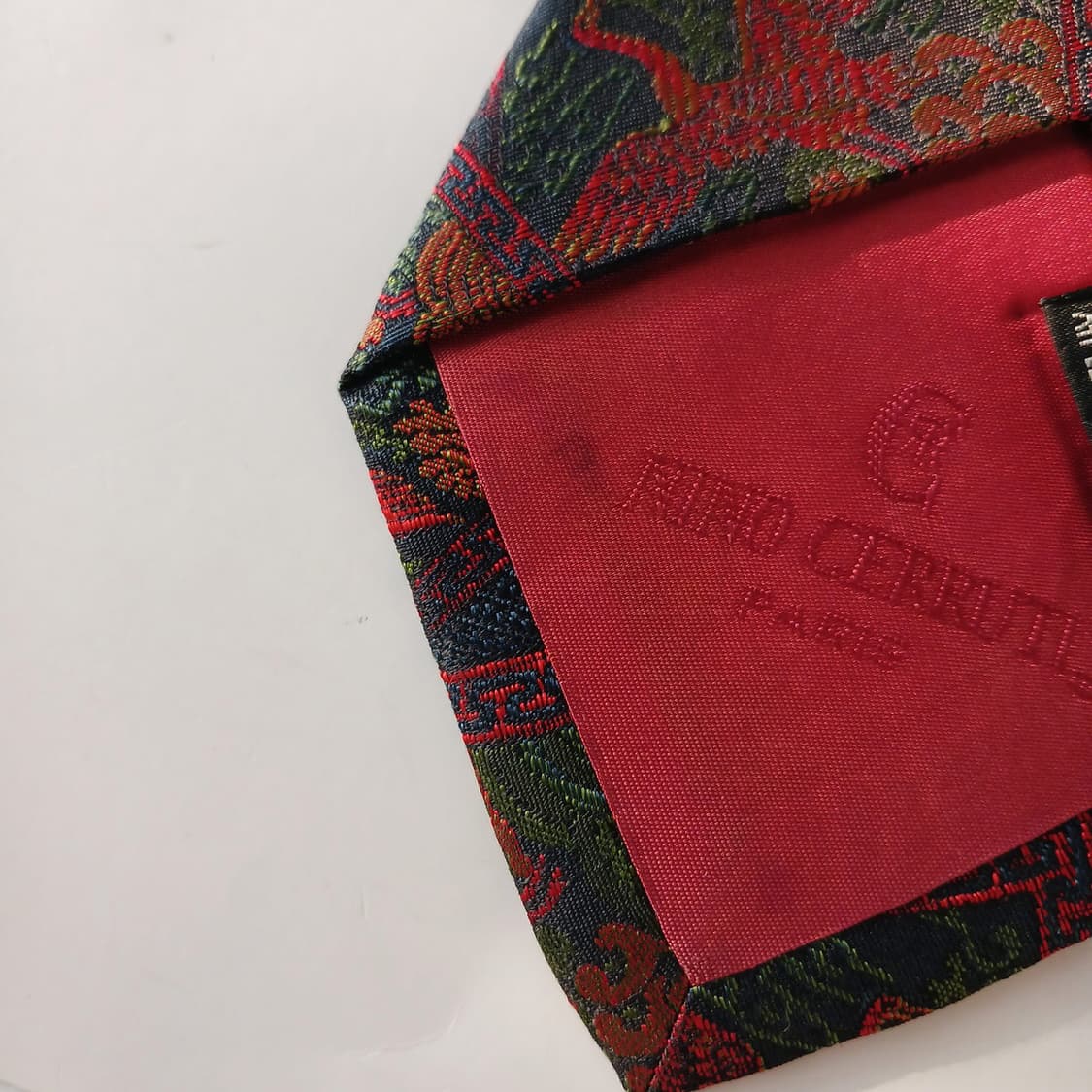 세루티 실크 봉황 자카드 아트 넥타이 9.4cm A+등급 A19142
 상품이미지7