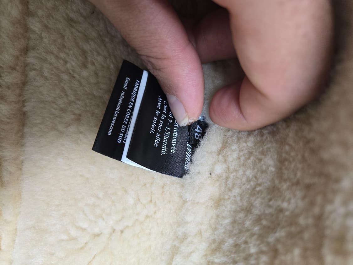 느와르라르메스 양가죽 무스탕 상품이미지5