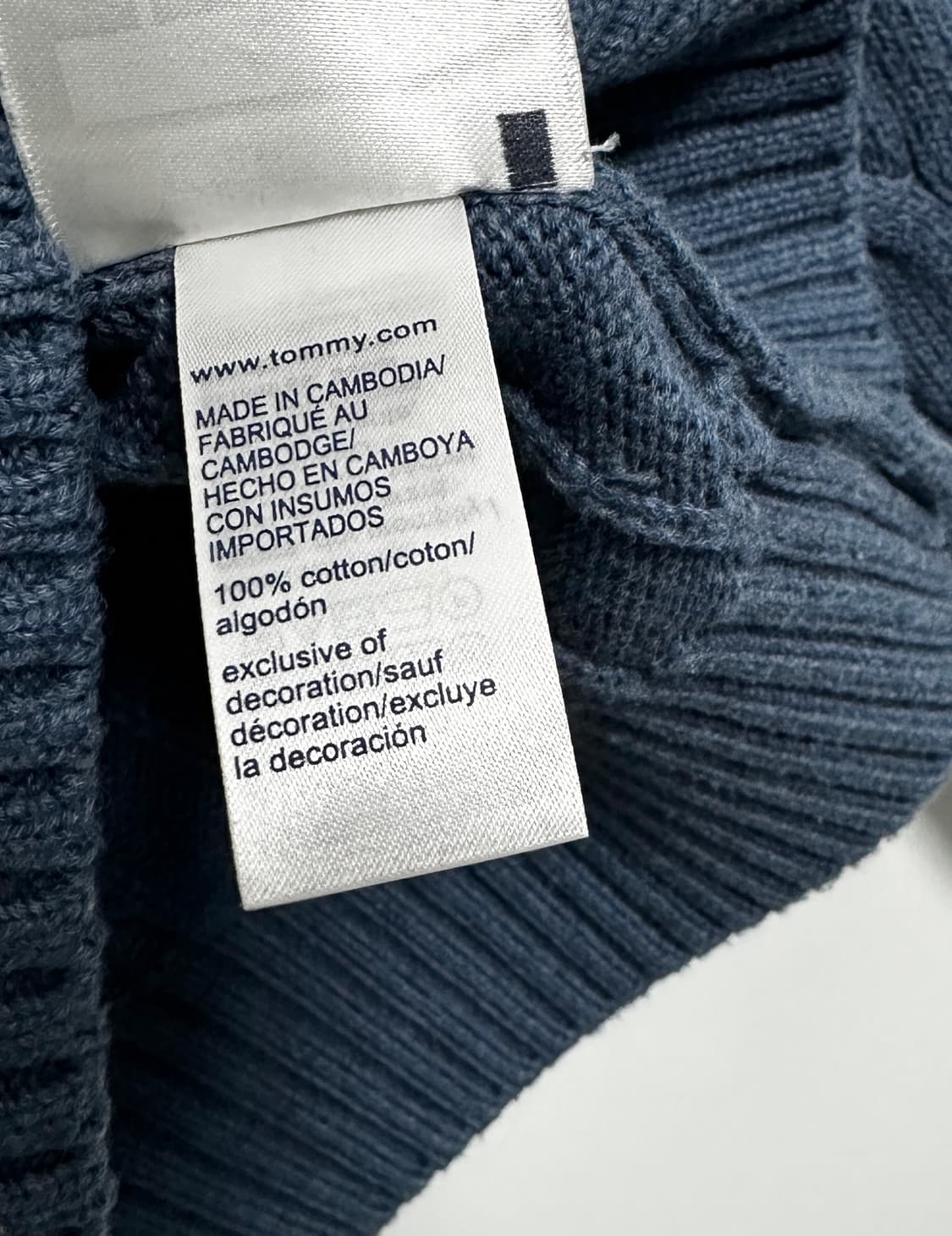 [타미힐피거] 남성 케이블 니트 M사이즈  상품이미지5