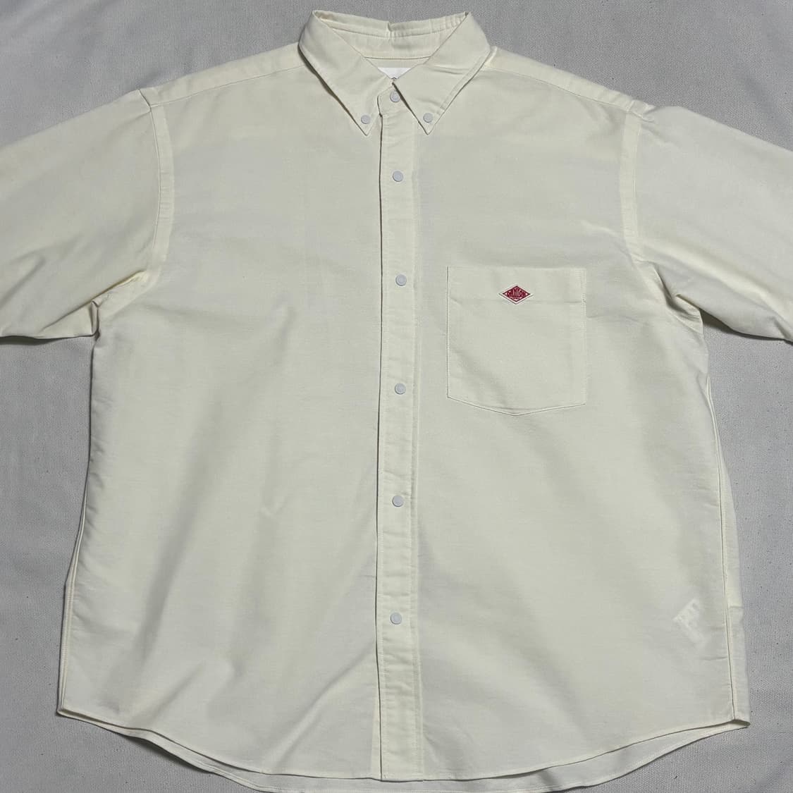 🫶🏻 단톤 아이보리 포켓 반팔 셔츠 🫶🏻 상품이미지1