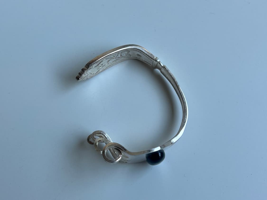 빈티지 오닉스 포크 뱅글 S 상품이미지2