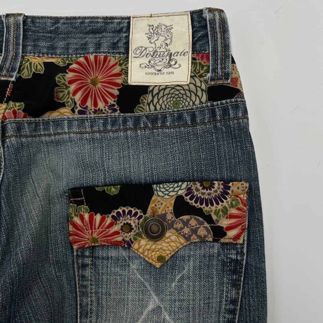 Oriental flower denim pants 상품이미지7