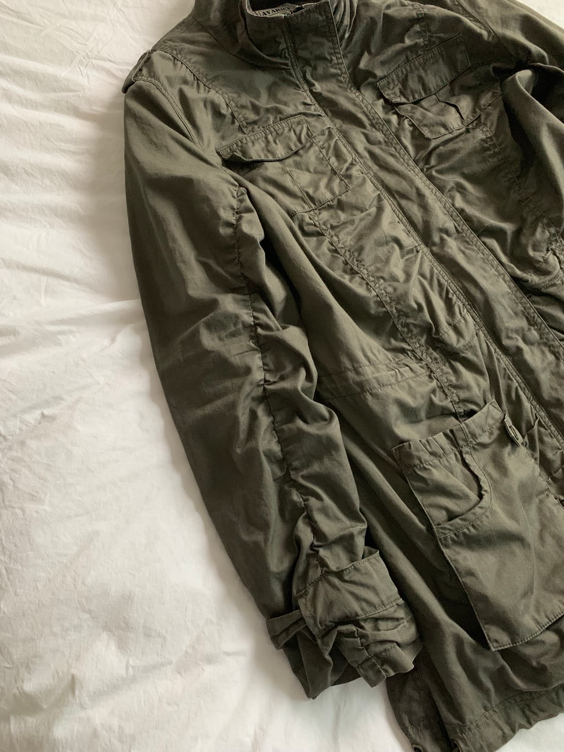 카키 셔링 점퍼 상품이미지4