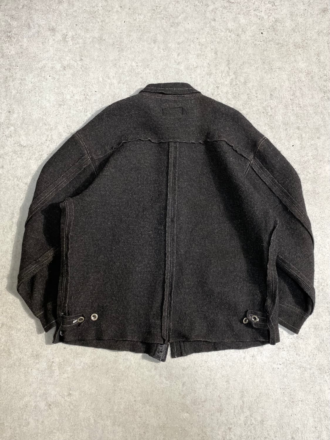 [100]90s 지안프랑코페레 아카이브 리버스 울 셔츠자켓 상품이미지4