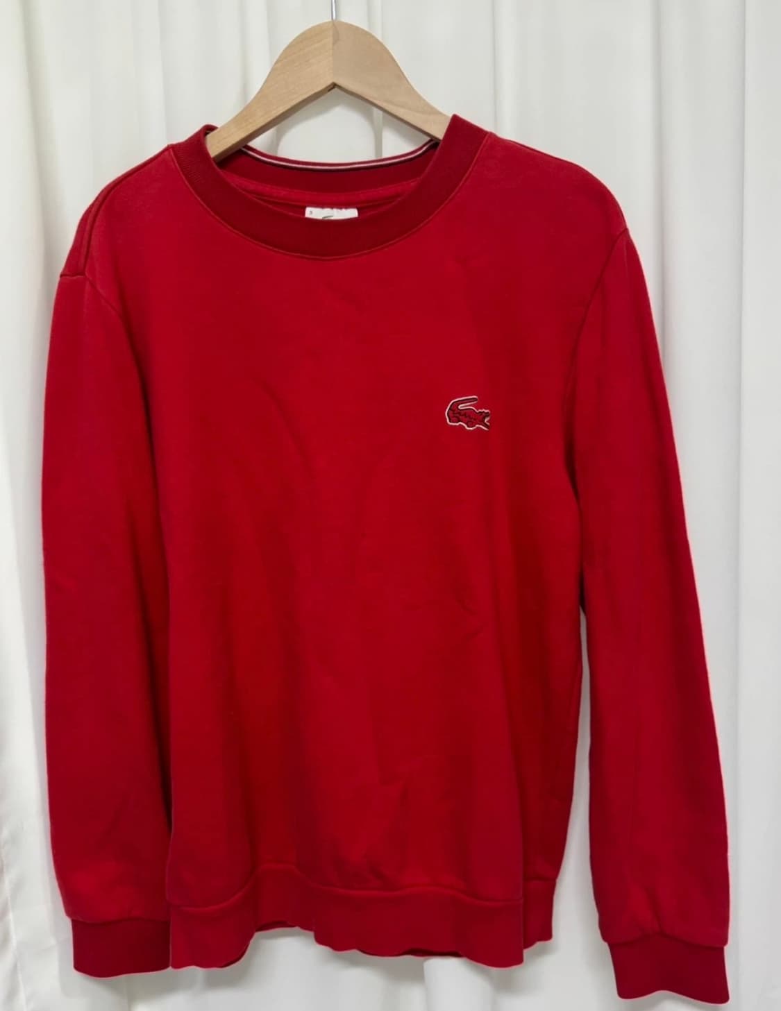 라코스테 레드 맨투맨 상품이미지2