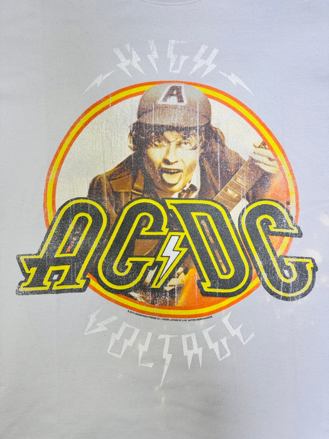 빈티지 ACDC 앵거스 영 그래픽 밴드 티셔츠 L 상품이미지2