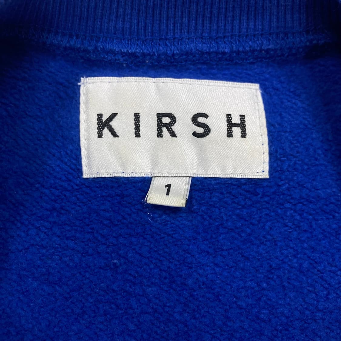 키르시 블루 컬러 체리 빅로고 맨투맨 상품이미지3