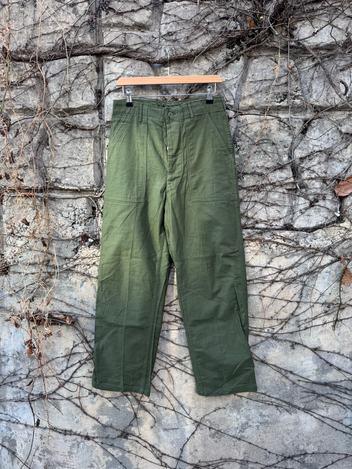 60s u.s.army 미군 오리지널 og-107 퍼티그 팬츠 30 상품이미지1