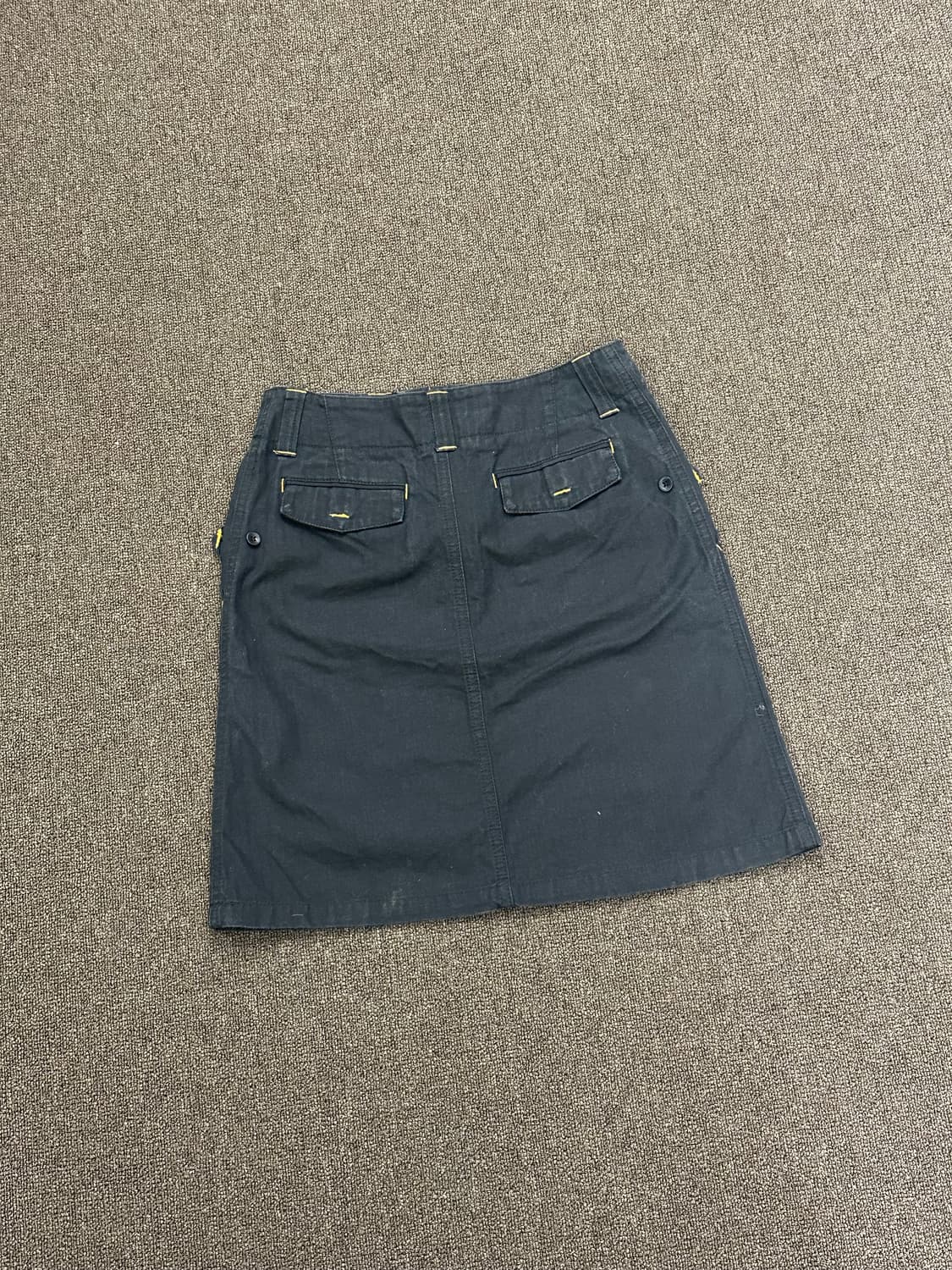 1)일본 빈티지 블랙 카고 스커트 상품이미지8