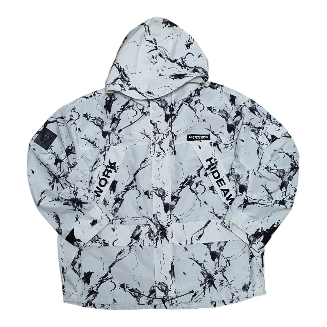 ✨ (바배) 라이프워크 빅로고 사선지퍼 바람막이 자켓  상품이미지2