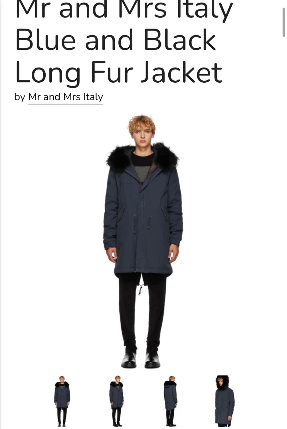 [105] 미스터앤미세스퍼 헤비라쿤퍼 야상점퍼 상품이미지1