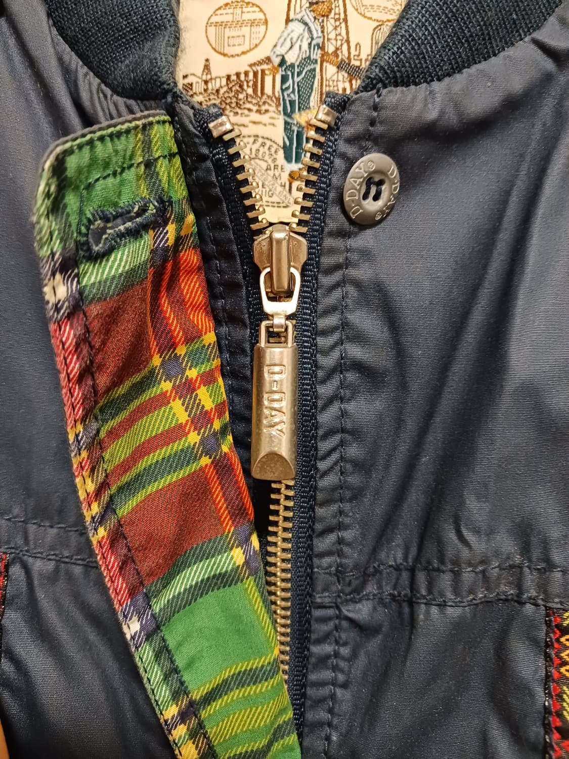 유럽빈티지 워크웨어 블루종자켓 상품이미지4