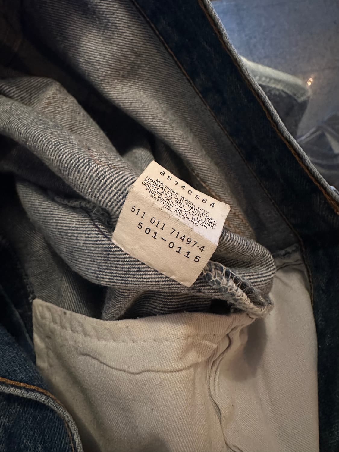 90s USA 빈티지 리바이스 501 데님 팬츠 상품이미지7
